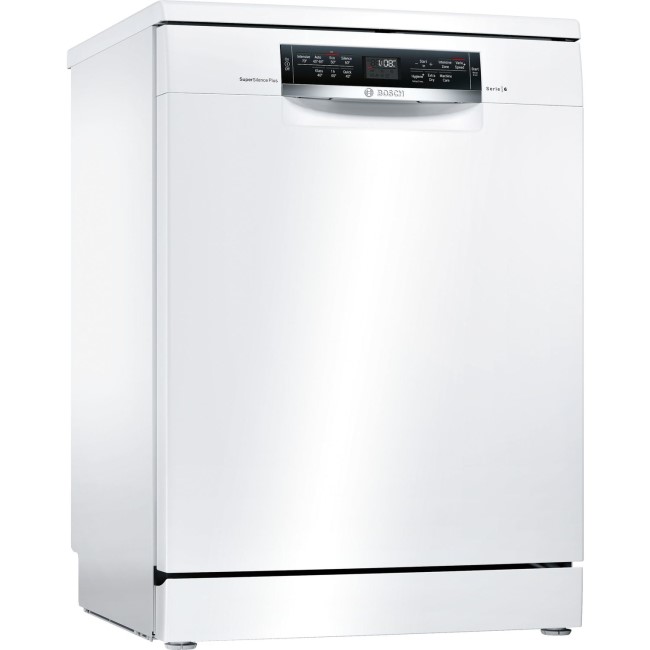 Bosch Serie 6 Active Water SMS67MW01G 14 Place Freestanding Dishwasher - White