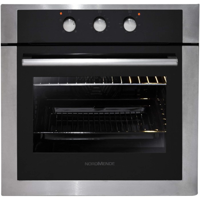 NordMende SO203IX Stainless Steel Single Fan Oven With Grill And