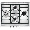 GRADE A3 - Smeg SR264XGH Cucina 60cm Stainless Steel 4 Burner Gas Hob with New Style Controls