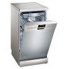 Siemens iQ500 SR26T897EU 10 Place Slimline Freestanding Dishwasher - Silver
