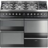 Ex Display - As new but box opened - Smeg SY4110BL8 Symphony 110cm Dual Fuel Range Cooker in Black