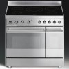 Smeg SY92IPX8 Symphony Dual Cavity Pyro Induction 90cm Electric Range Cooker in Stainless steel