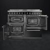 Smeg Symphony 110cm Dual Fuel Range Cooker - Black
