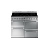 GRADE A1 - Smeg SYD4110I Symphony Four Cavity 110cm Electric Range Cooker With Induction Hob Stainless Steel