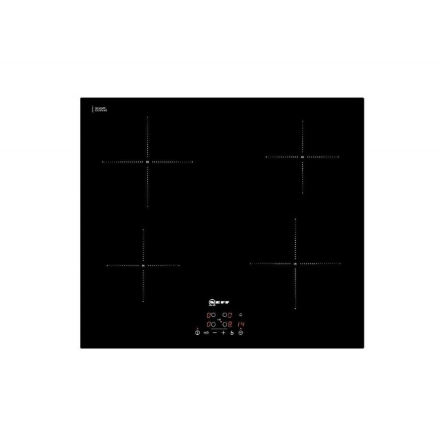 Neff T40B31X2GB 59cm Wide Touch Control Four Zone Induction Hob - Black