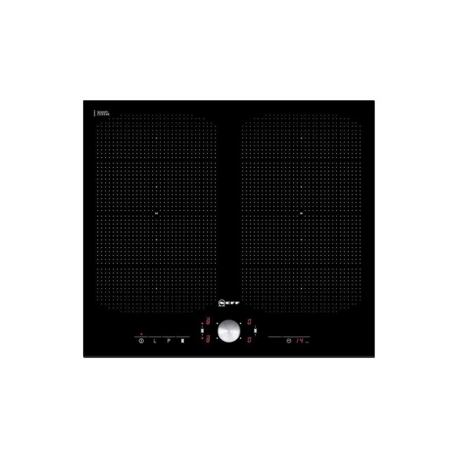 Neff T51T55X2 60cm Four Zone Induction Hob With FlexInduction And Point And Twist Control - Black