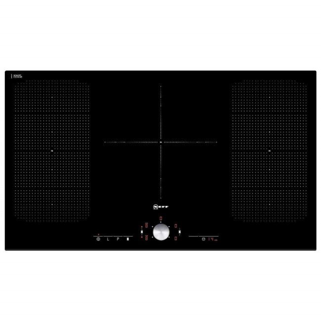 Neff T51T95X2 92cm Point And Twist Five Zone Induction Hob With FlexInduction Zones - Black