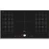 Neff T54T95N2 92cm Point And Twist Five Zone Induction Hob With FlexInduction Zones - Brushed Steel 