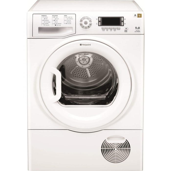 Hotpoint TCUD97B6P Ultima 9kg Freestanding Condenser Tumble Dryer Polar