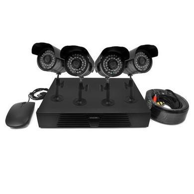 electriQ CCTV System - 8 Channel 720p DVR with 4 x 800TVL Bullet Cameras & 2TB HDD