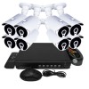 electriQ CCTV System - 8 Channel 1080p DVR with 8 x 720p Bullet Cameras &amp; 2TB HDD