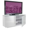 UKCF Tokyo Gloss White Corner TV Cabinet - Up to 42 Inch