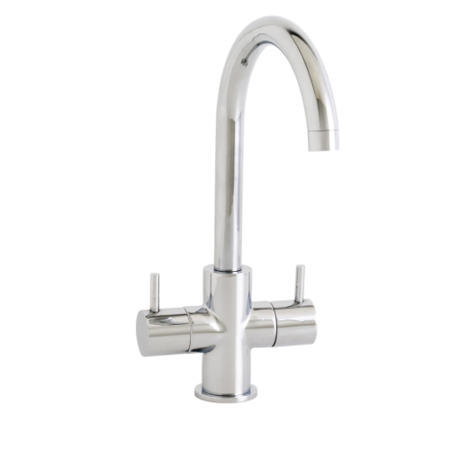 GRADE A1 - Astracast TP0420 Shannon Twin Lever Single Flow Tap - Chrome