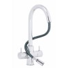 Astracast TP0421 Shannon Twin Lever Single Flow Tap with Pull-out Nozzle - Chrome