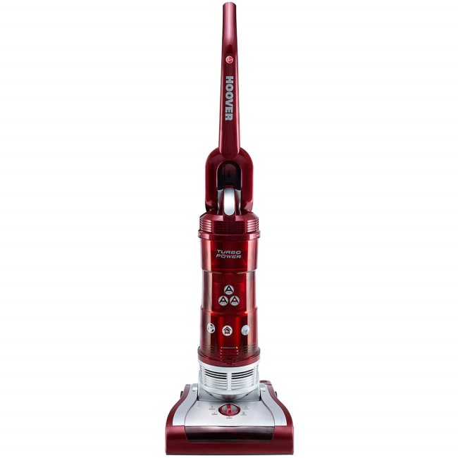 Hoover TP71 TP06001 Turbo Power Bagless Upright Vacuum Cleaner Red And Silver