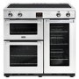 Refurbished Belling Cookcentre 90Ei Professional 90cm Electric Induction Range Cooker Stainless Steel