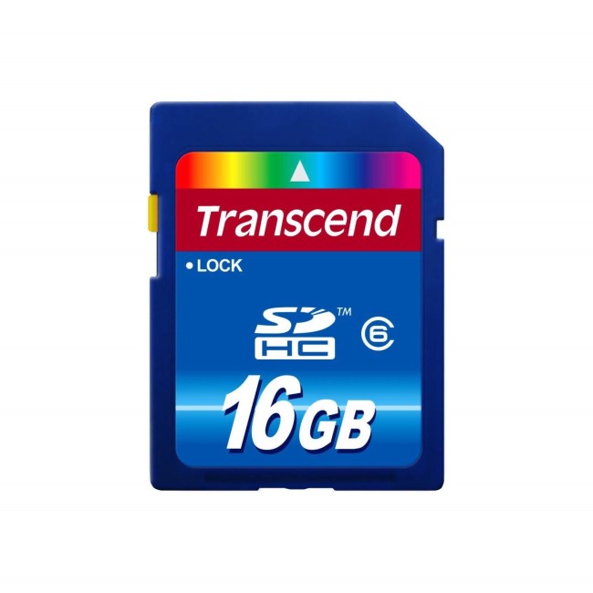 Transcend TS16GSDHC10 16 GB SDHC Class 10 Flash Memory Card