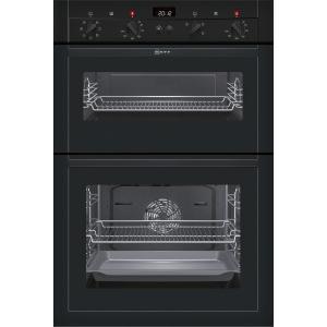 Neff U14M42S3GB Electric Built-in Double Oven - Black