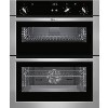 GRADE A1 - As new but box opened - Neff U17S32N5GB Built-under Fan Double Oven Stainless Steel