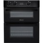 Hotpoint UH53KS Electric Built Under Double Oven Black