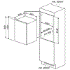 GRADE A2 - Smeg UKS3F0922P Cucina In-Column Integrated Freezer