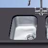 GRADE A2 - Smeg UM30 Alba Underslung sink bowl width 300mm