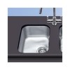 Single Bowl Chrome Stainless Steel Kitchen Sink - Smeg Alba