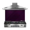Rangemaster 107500 90cm Glass Splashback Purple