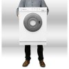 GRADE A1 - Hotpoint V4D01P 4kg Compact Vented Tumble Dryer White