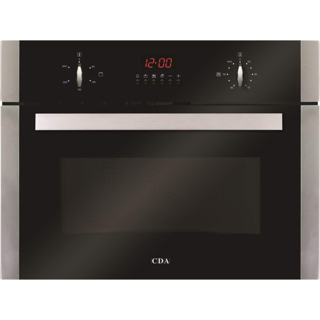 GRADE A1 - CDA VK701SS Compact Height Built-in Steam Oven And Grill Stainless Steel