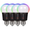 Veho Kasa Bluetooth Smart Lighting LED Screw Cap E27 Bulb Quad Pack
