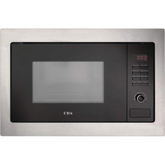 CDA VM230SS 25L 900W Builtin Microwave with Grill Stainless Steel