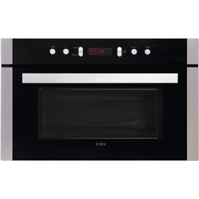CDA VM600SS 31L 1000W Built-in Microwave And Grill Stainless Steel