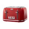 Breville VTT783 Impressions Textured 4 Slice Toaster - Red