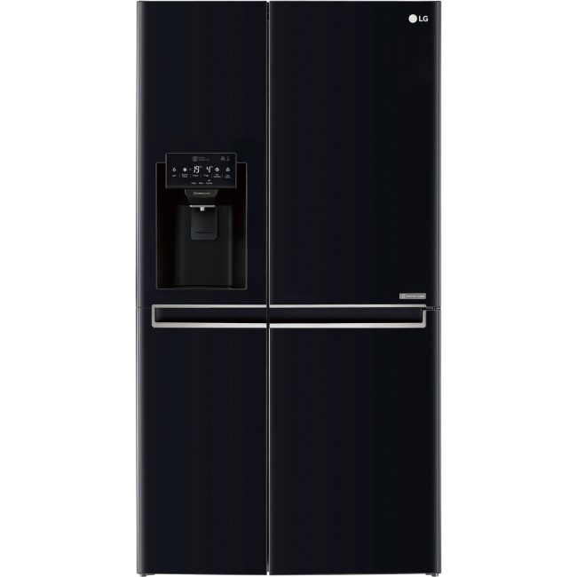 GRADE A2 - LG GSL761WBXV Frost Free Side-by-side American Fridge Freezer With Ice & Water Dispenser Black