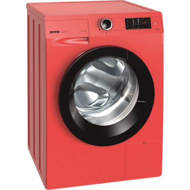 Gorenje W8543LR 8kg 1400rpm Freestanding Washing Machine - Red