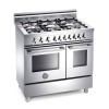 Bertazzoni W906MFEX Professional Series 90cm Dual Fuel Range Cooker - Stainless Steel