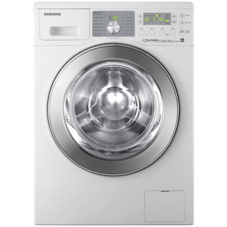 Samsung WD0804W8E Ecobubble 8 and 5kg Freestanding Washer Dryer - White