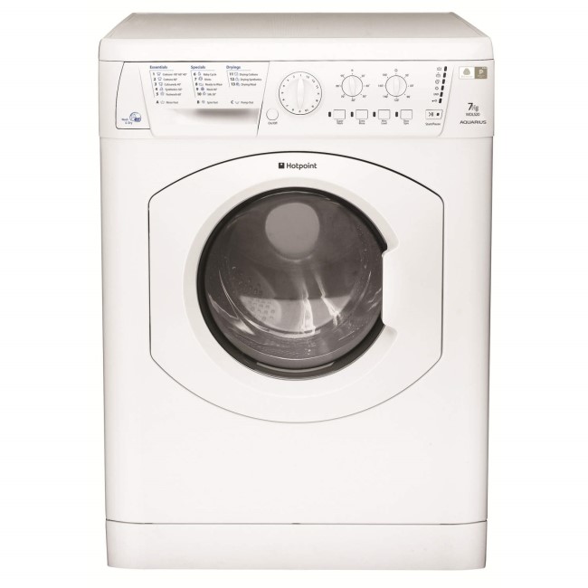 Hotpoint WDL520P Aquarius 7kg Wash 5kg Dry 1200rpm Freestanding Washer Dryer-White