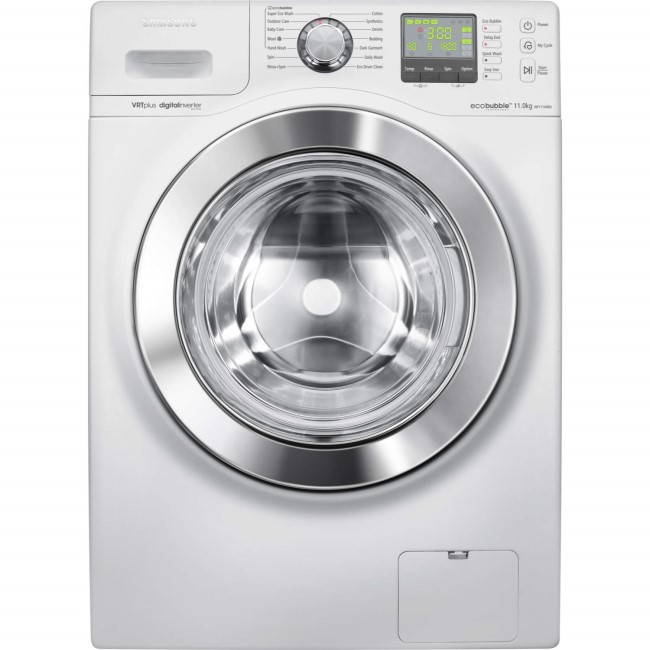 Samsung WF1114XBD EcoBubble VRT Quiet Drive 11kg 1400rpm White Freestanding Washing Machine