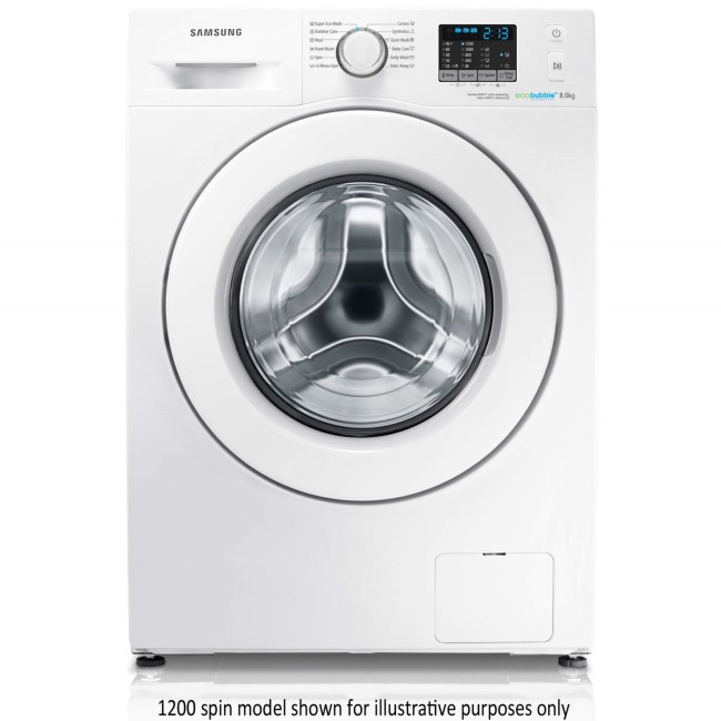 Samsung WF80F5E0W4W EcoBubble 8kg 1400rpm Freestanding Washing Machine - White