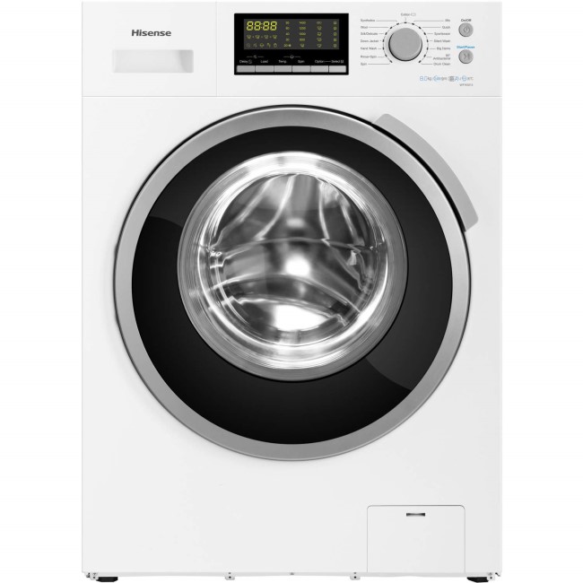 Hisense WFH8014 8kg 1400rpm Freestanding Washing Machine White