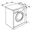 Smeg WHT814LUK 8kg 1400rpm Freestanding Washing Machine - White