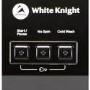 GRADE A1 - White Knight WM105VB 5kg 1000rpm Freestanding Washing Machine Black