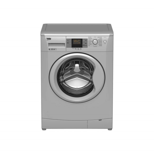 Beko WMB81243LS 8kg 1200rpm Freestanding Washing Machine Silver