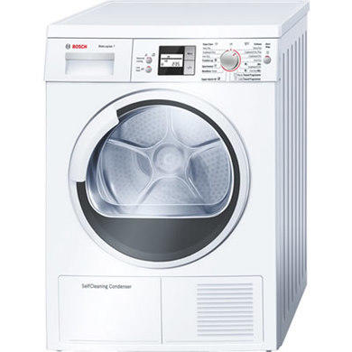 Bosch WTW86560GB EcoLogixx Heat Pump 7kg Freestanding Condenser Tumble Dryer in White