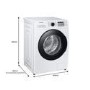 Samsung Series 5 9kg 1400rpm Washing Machine - White