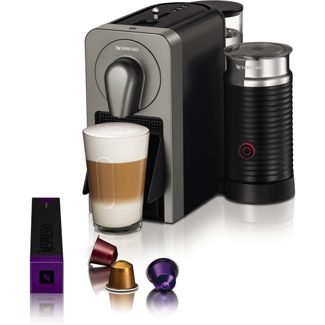 Nespresso XN411T40 X0411T40 by Krups Prodigio Smart Coffee Machine & Milk Frother