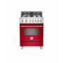 Bertazzoni X604MFERO Professional Series 60cm Dual Fuel Cooker - Red