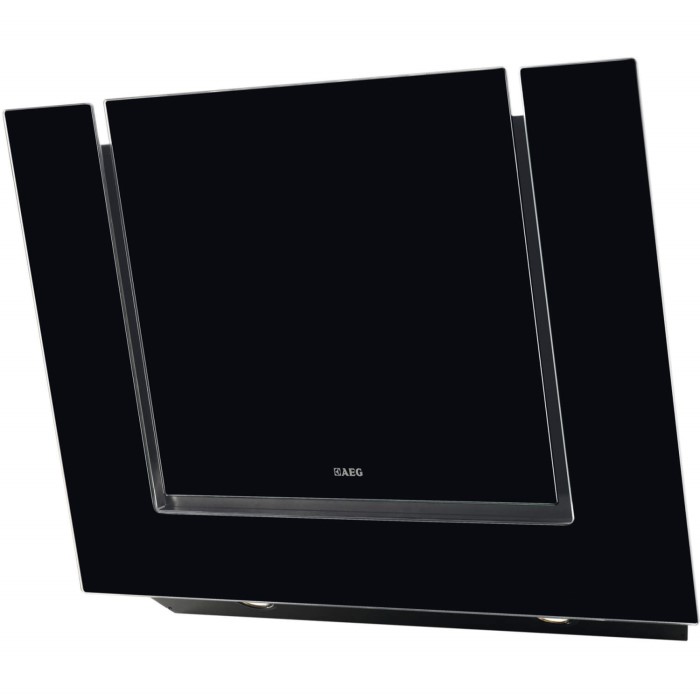 AEG X68163BV10 80cm Angled Cooker Hood Black Appliances Direct